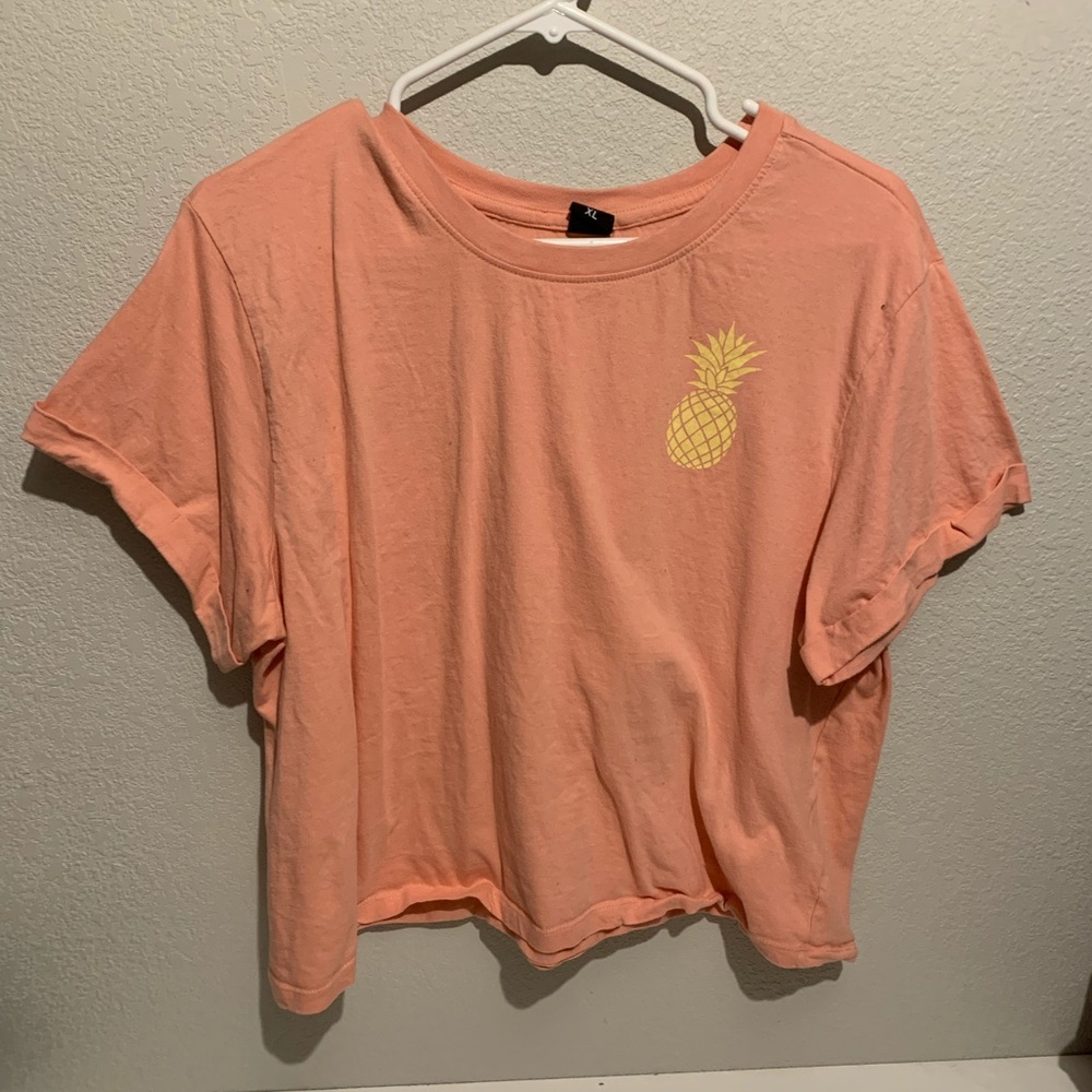 Peach Pineapple crop top